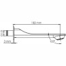Излив для ванны WASSERKRAFT AISCH A174